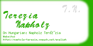 terezia napholz business card